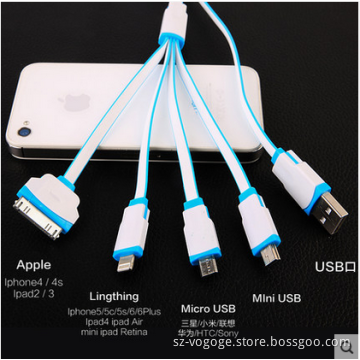 2015 vogoge accessories new products 4 in1usb cable for iphone6s plus